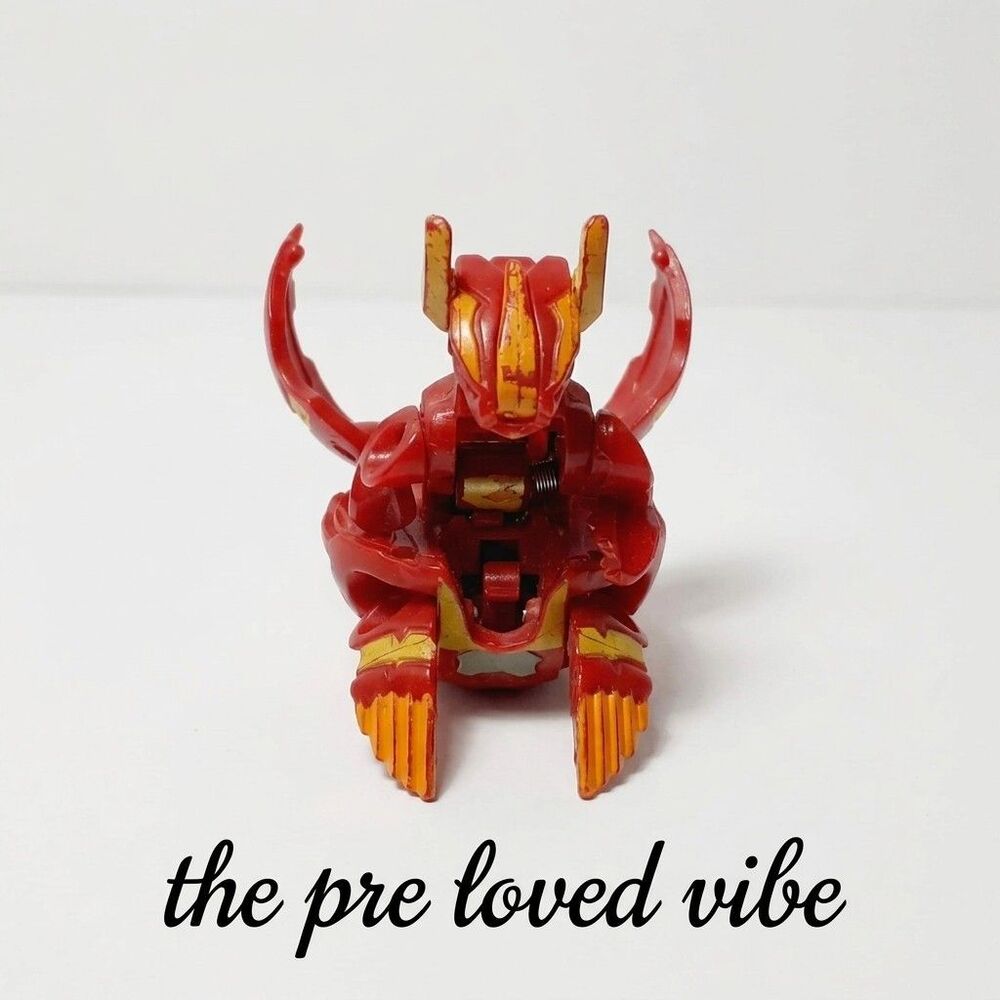 Bakugan Helix Dragonoid Pyrus Battle Brawlers Figure